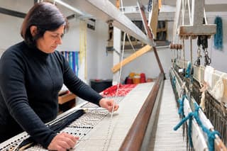 Seulo traditional Sardinian weaving workshop