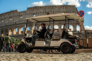 Private 3-Hour Rome Tour in Golf Cart with Hotel Pickup