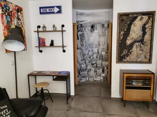 The black dog house